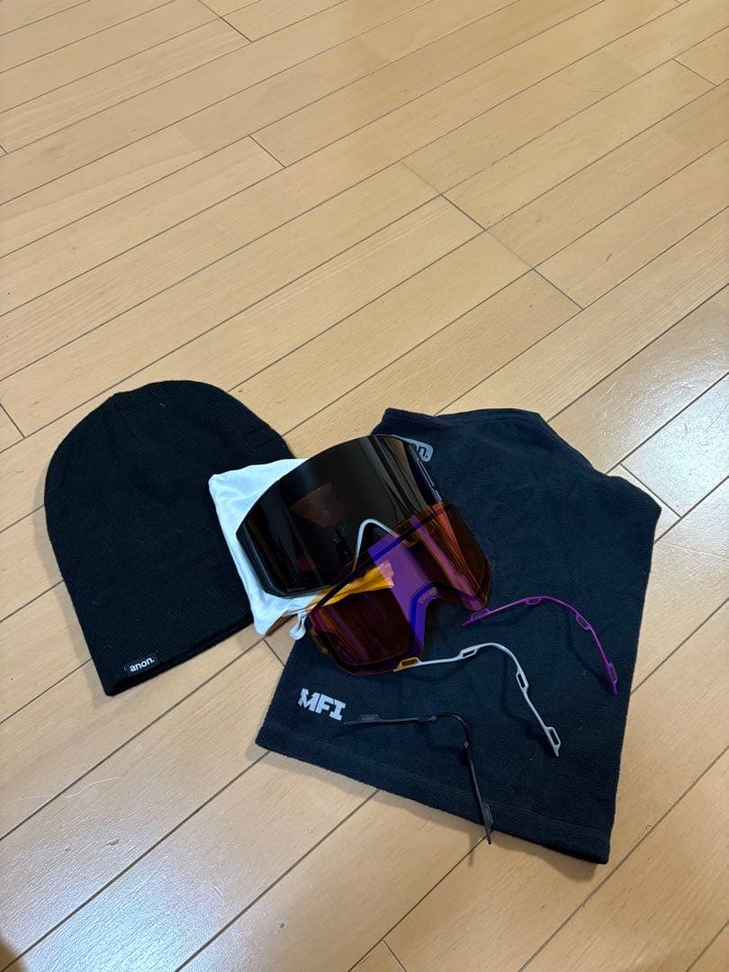 G*e様 anon アノン　sync スノーボード ゴーグル　帽子　ネックウォー