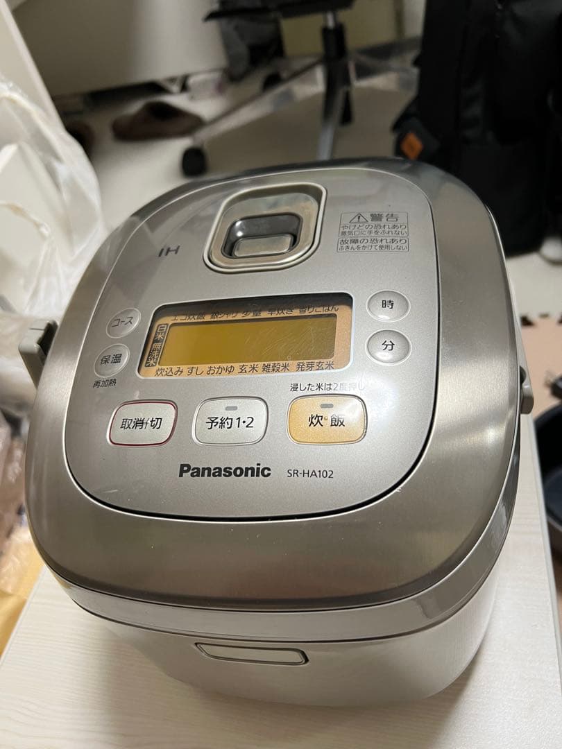 美品Panasonic IH炊飯器 SR-HA102 1.0L