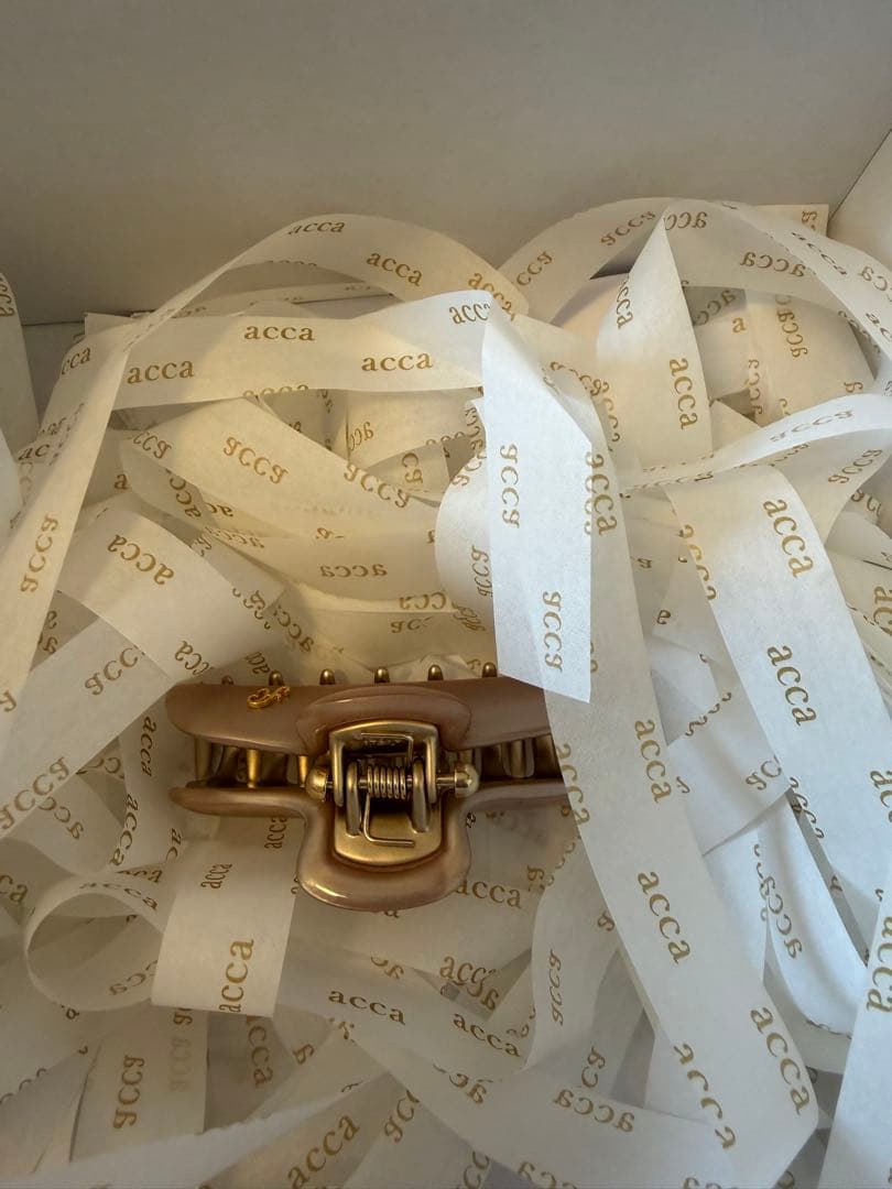 acca ニューコラーナクリップMサイズ　ベージュ系