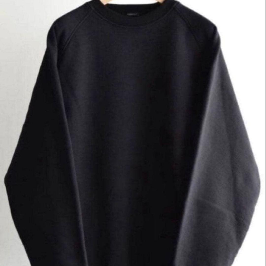 26SS 新品 COMOLI コットン裏毛クルーネック スウェット サイズ 4