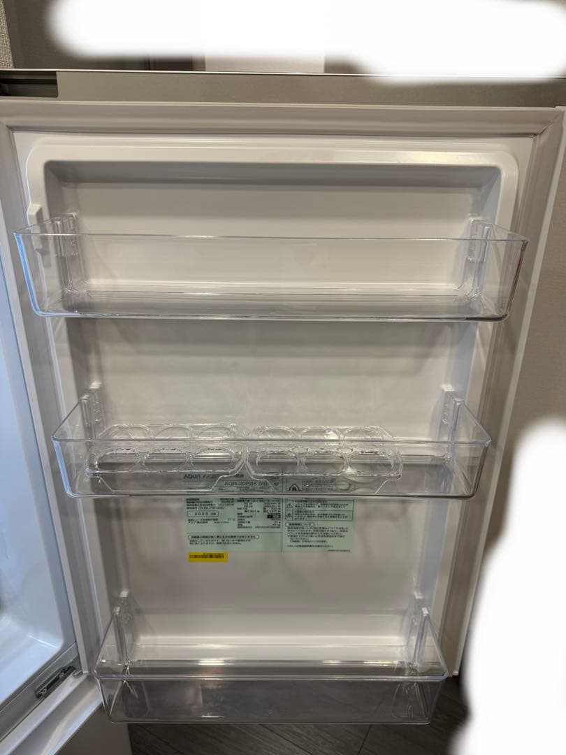 【最終発送2/24】AQUA冷蔵庫 AQR-20PBK 200L 2023年製