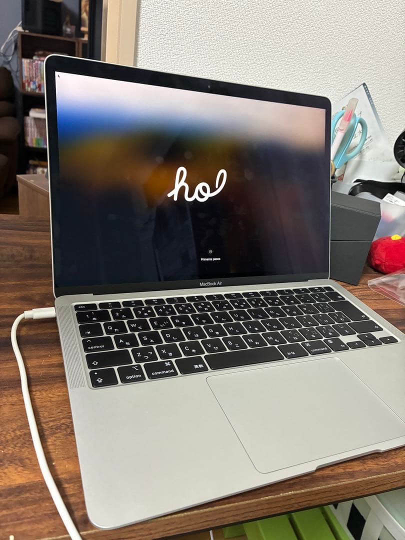 最大容量100%MacBook Air M1 13インチ256GBシルバー