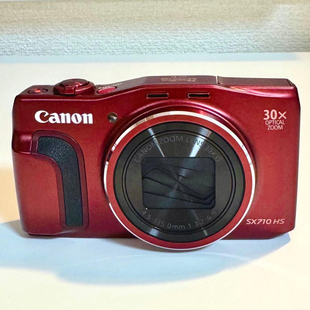 Canon SX710 HS コンパクトデジタルカメラ レッド