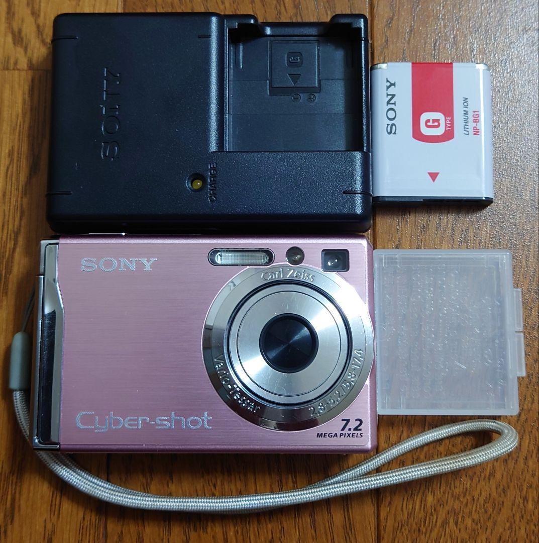 SONY サイバーショット DSC-W80　ピンク　<動作確認済み>