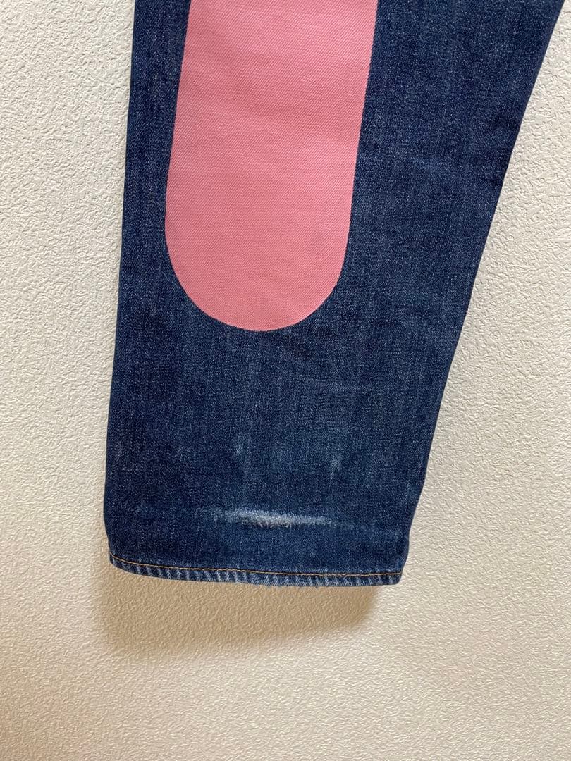 EVISU No.2 Lot.2001 W32×L32 ピンク大黒　ビッグカモメ