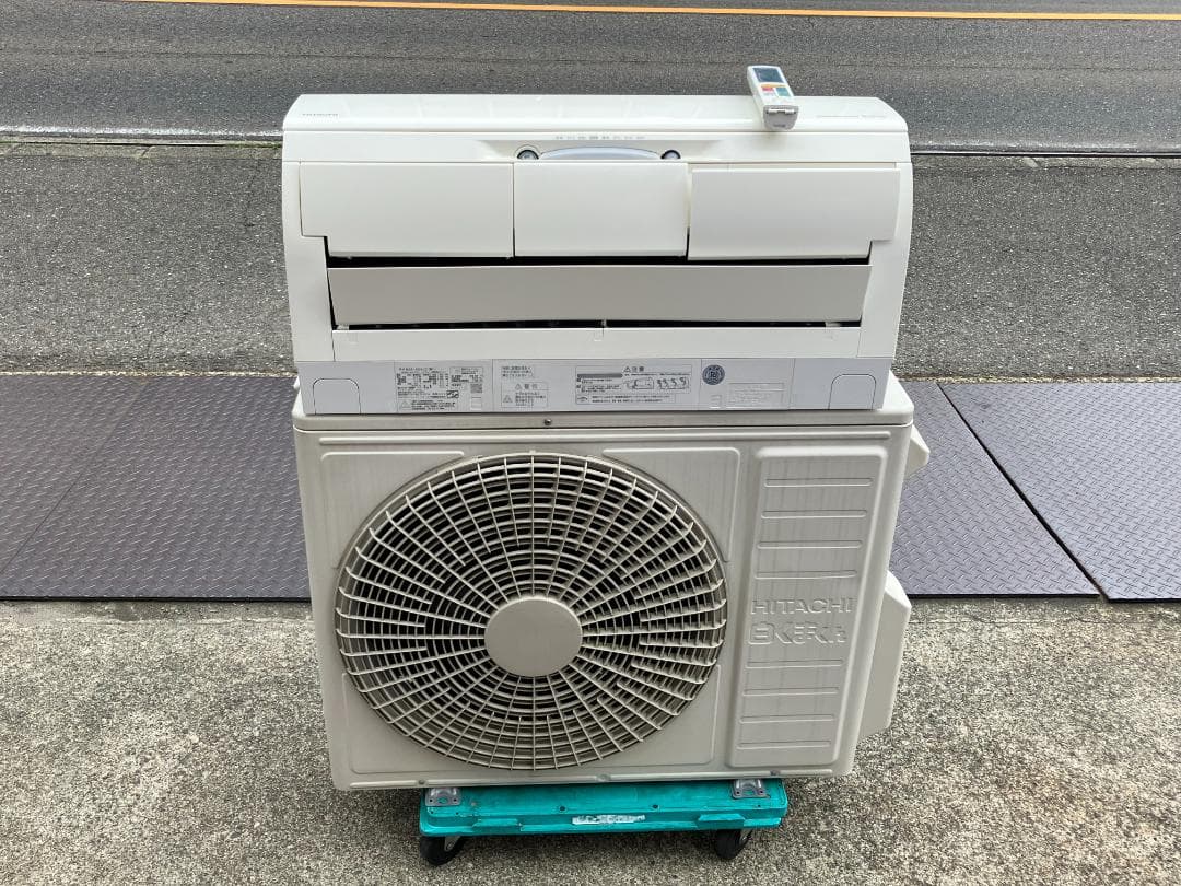 愛知岐阜/送料込★日立　5.6kWエアコン RAS-X56J2　18畳　20年製