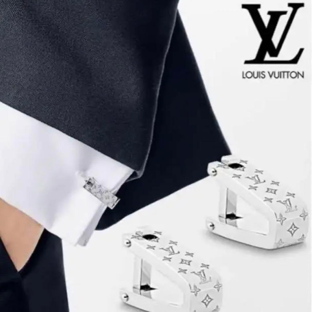 LOUIS VUITTON シルバー カフリンクス カフスボタン