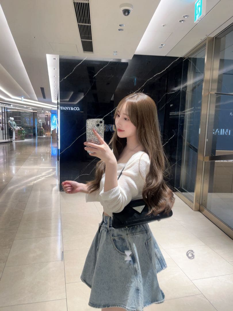 スカート Olympia Denim Skirt THE TOE