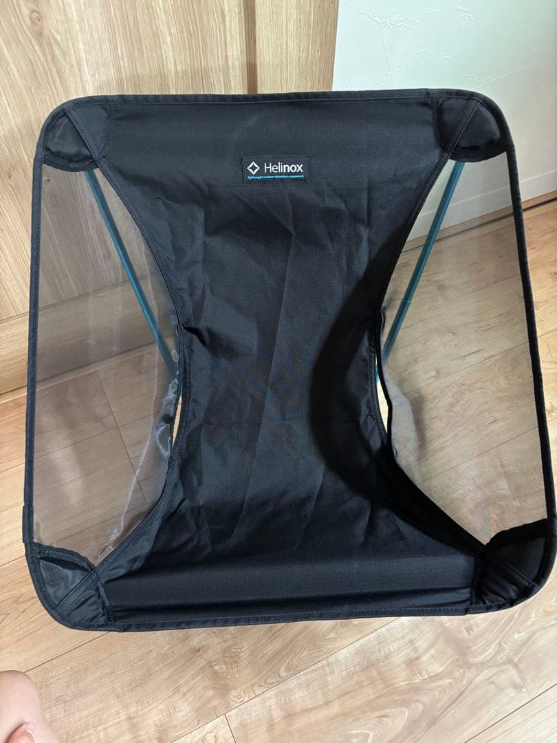 美品 Helinox ヘリノックス グラウンドチェア BK ブラック