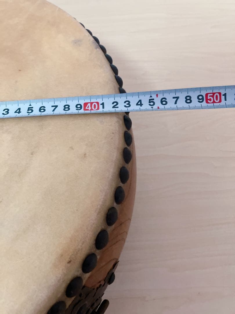 和太鼓　平太鼓　平胴太鼓　鳥居台付き　1.4尺 約43cm 和楽器　打楽器