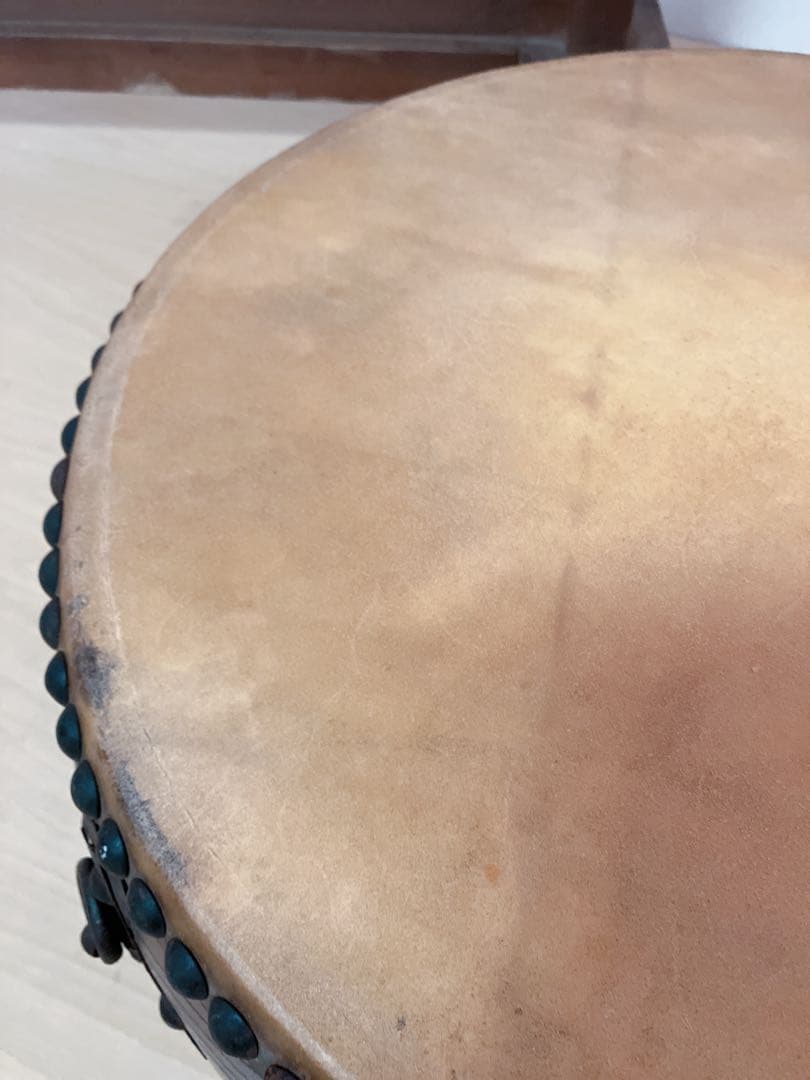 和太鼓　平太鼓　平胴太鼓　鳥居台付き　1.4尺 約43cm 和楽器　打楽器