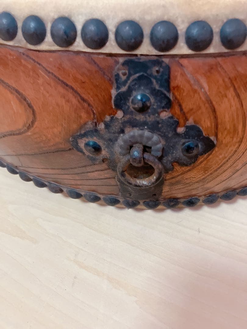 和太鼓　平太鼓　平胴太鼓　鳥居台付き　1.4尺 約43cm 和楽器　打楽器