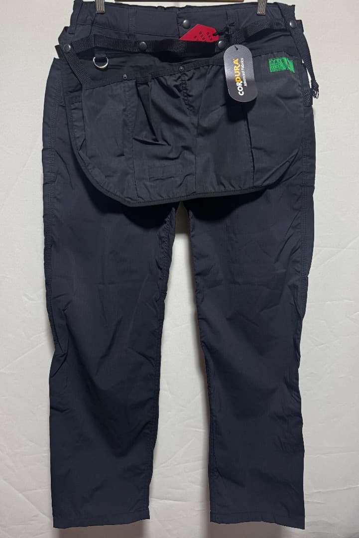 ナンガ × ハク カーペンターパンツ HK-S117 サイズL 新品 ブラック