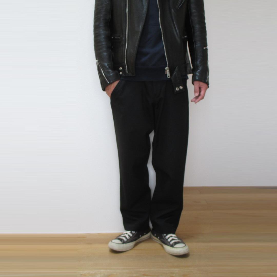 ブラックコムデギャルソン ウールワークパンツ ブラックS ジュンヤ プリュス
