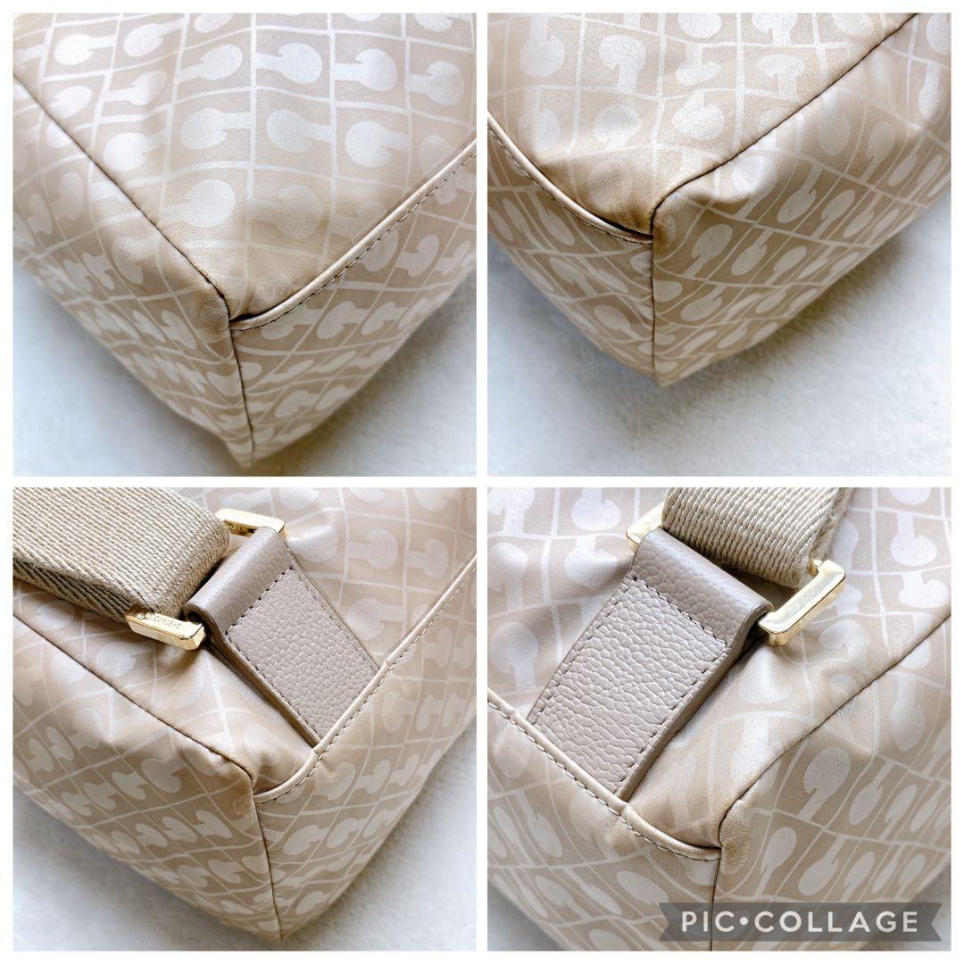 ✨美品✨ゲラルディーニ 2way リュック ハンドバッグ ベージュ 総柄 軽量