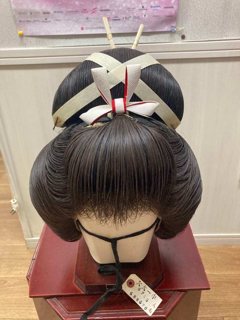 クーちゃん　文金高島田日本髪かつら