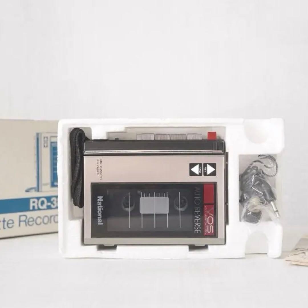 National カセットレコーダー RQ-382 カセットプレーヤー 箱付き