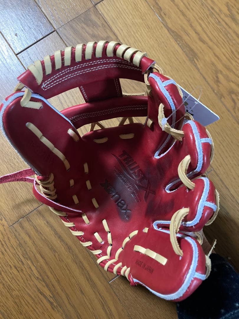 ザナックスTrust X 硬式グローブ サイズ8　ワインブラウン日本製