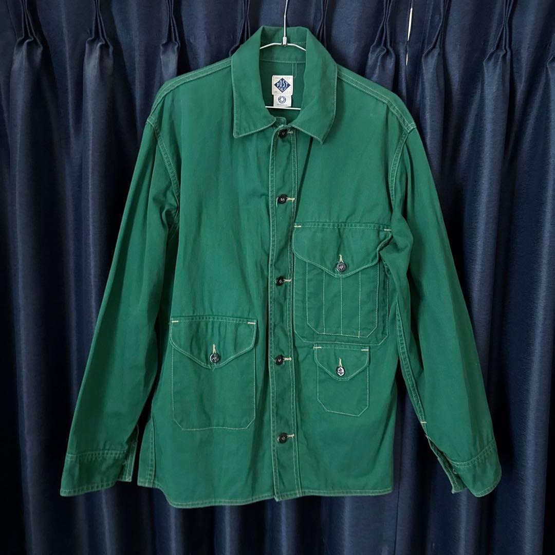 USA製 ポストオーバーオールズ カバーオール グリーン S ジャケット