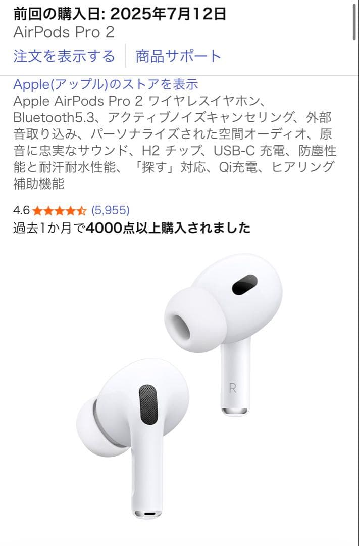 AirPods Pro 第二世代 タイプC