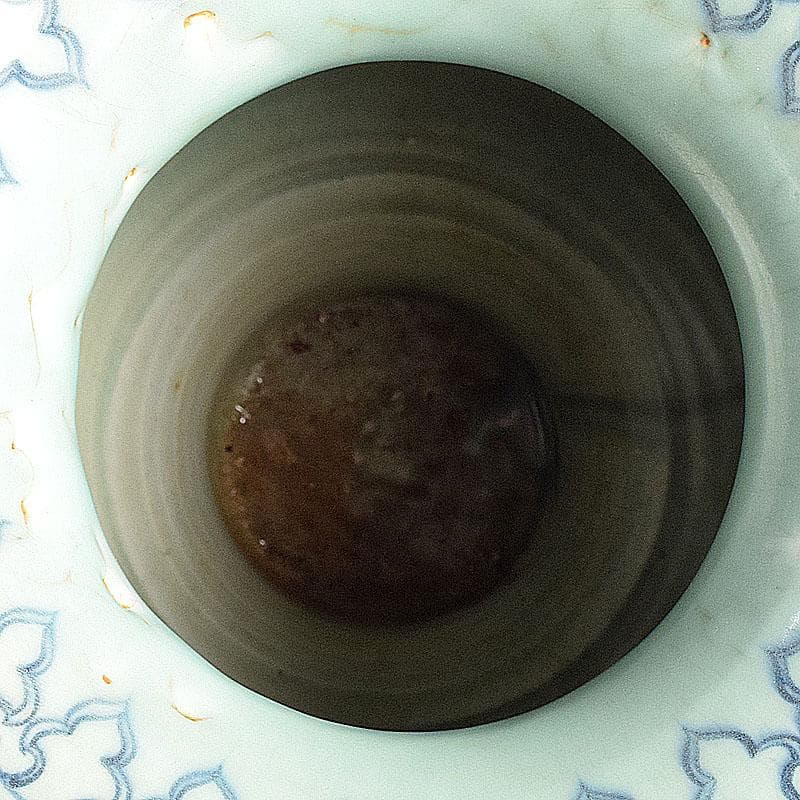 中国　青花　花弁文瓶　壺　C　8946A