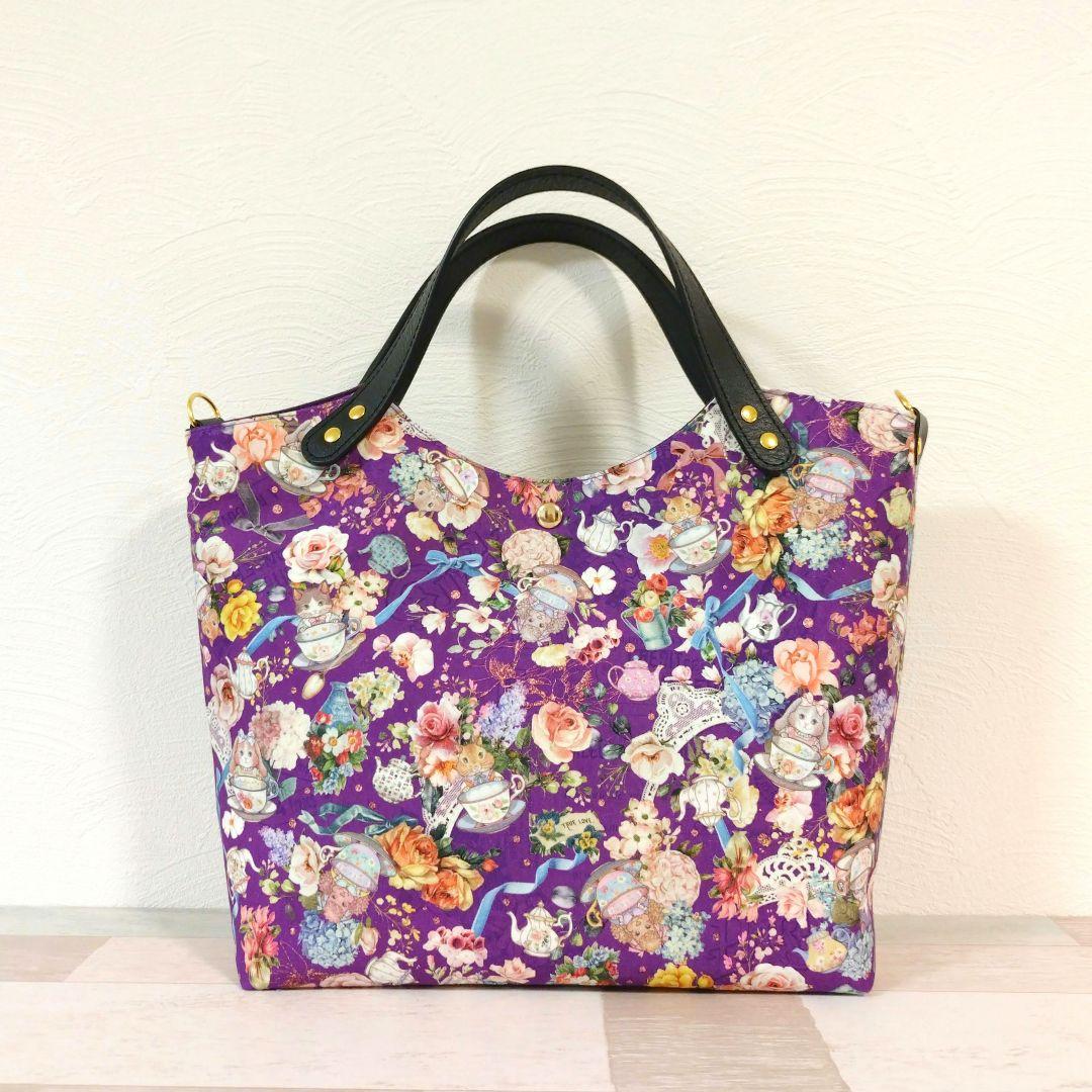 花柄トートバッグ☆ジョリーフルール