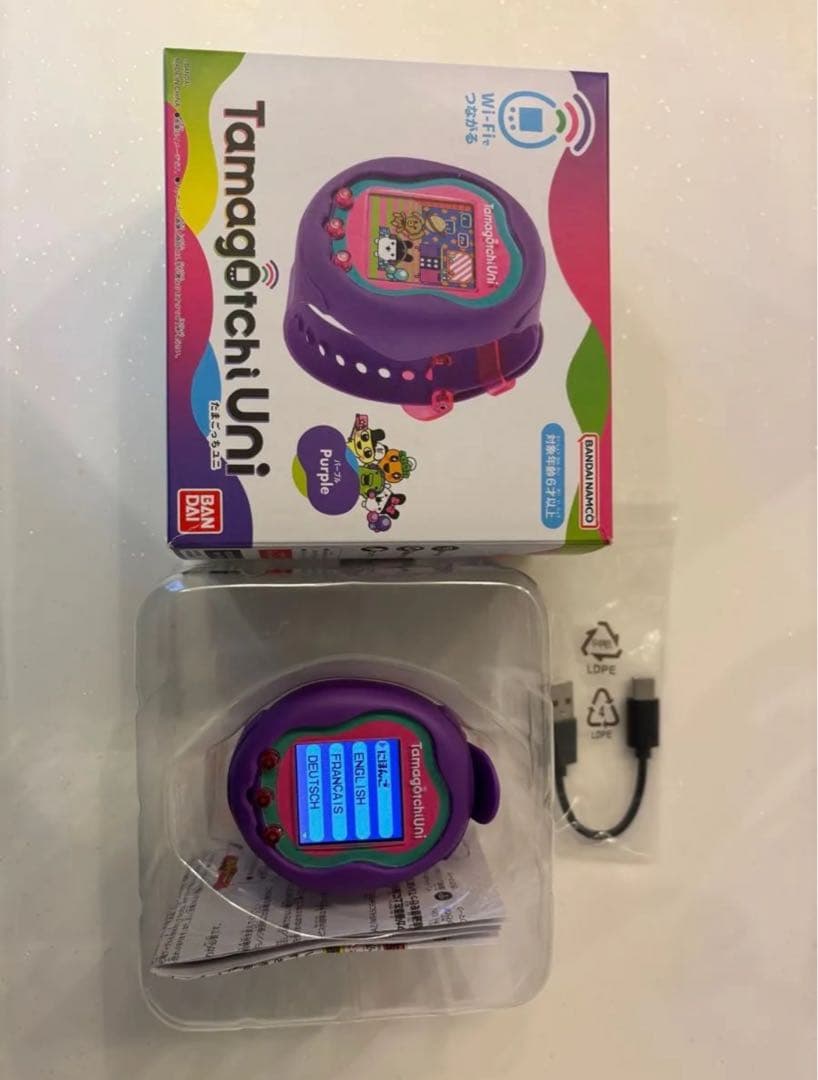 【充電ケーブル付き】Tamagotchi Uni 紫色