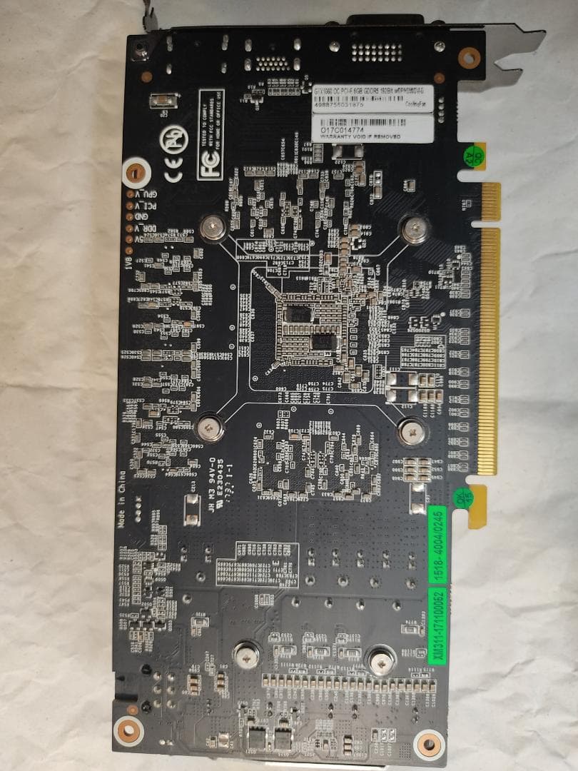 玄人志向 GEFORCE GTX1060 6GB グラフィックボード