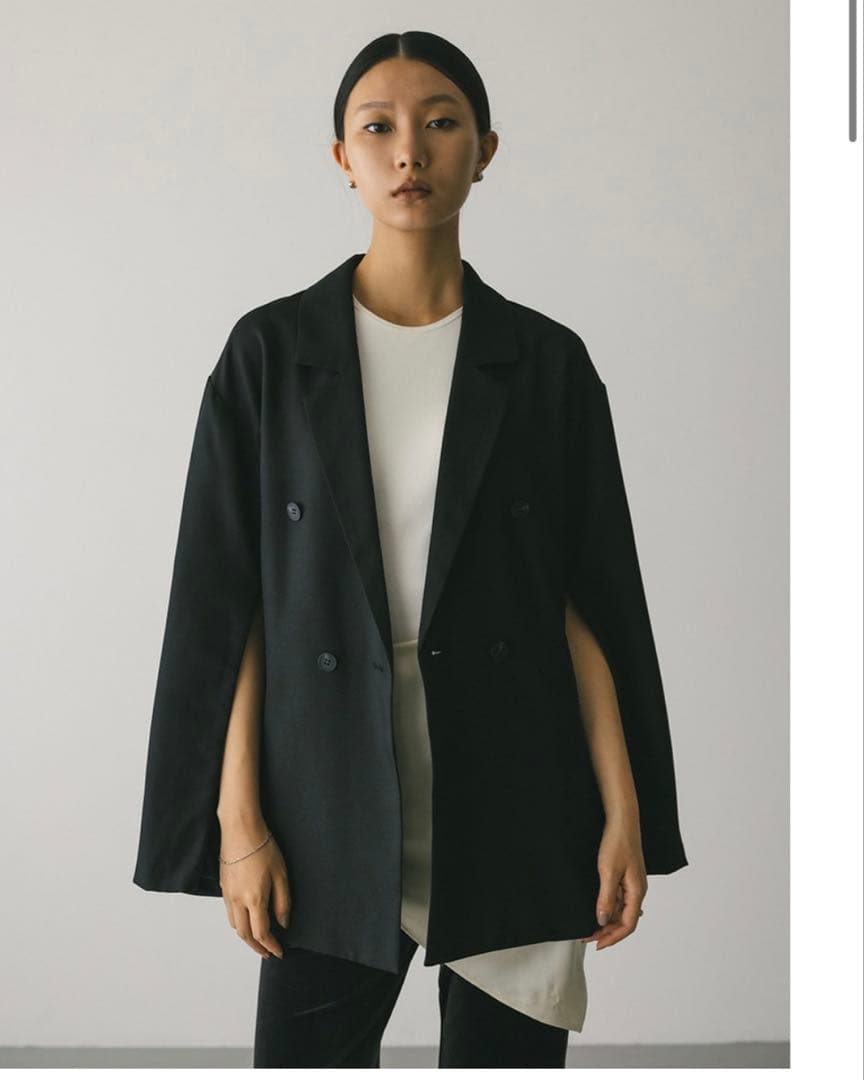 h*u様 【スタイルミキサー 】ボクシーダブルテーラードジャケット