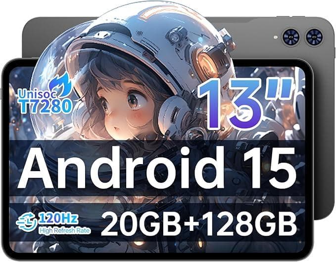TECLAST T65 13 インチ タブレット 120Hz Androd15