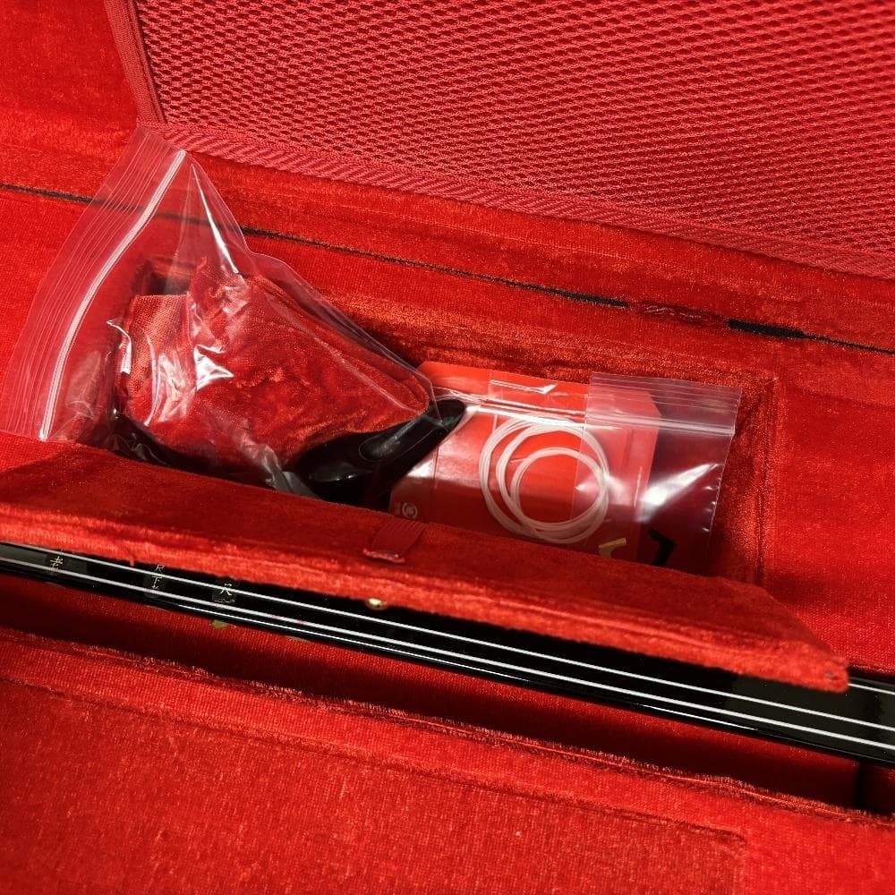 美品 沖縄 三線 初心者向け 人工皮革 ケース付