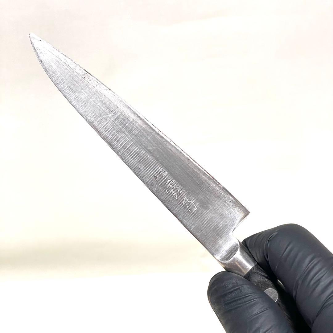『霞乃 墨流し牛刀』牛刀 ステンレススチール ペティナイフ 120mm