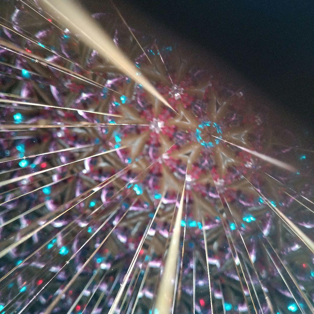 ＊「ペット、喫煙者無し」　万華鏡ステンドグラス　ガラス製カレイドスコープ