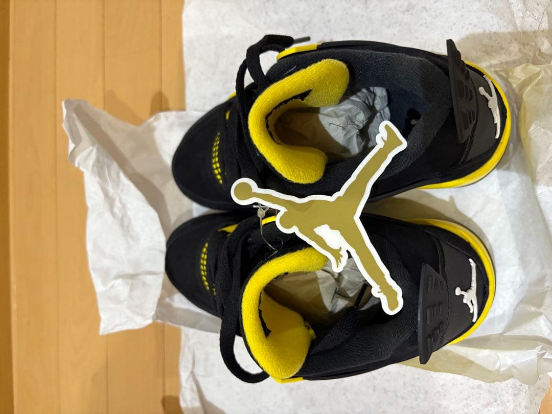 ＲainyAir Jordan 4 Retro \"Thunder２３センチ