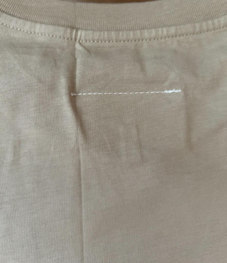 新品　MM6 ロゴプリント Tシャツ 3色セットよりばら売り ベージュ