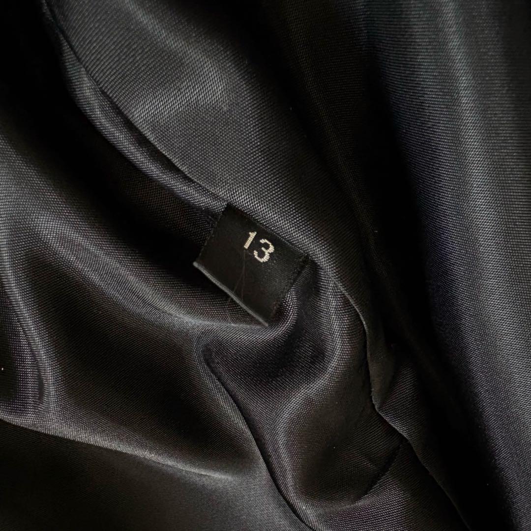 【極美品❣️】毛皮　総丈114 高級ミンク 銀SAGA ミンクコート ブラック