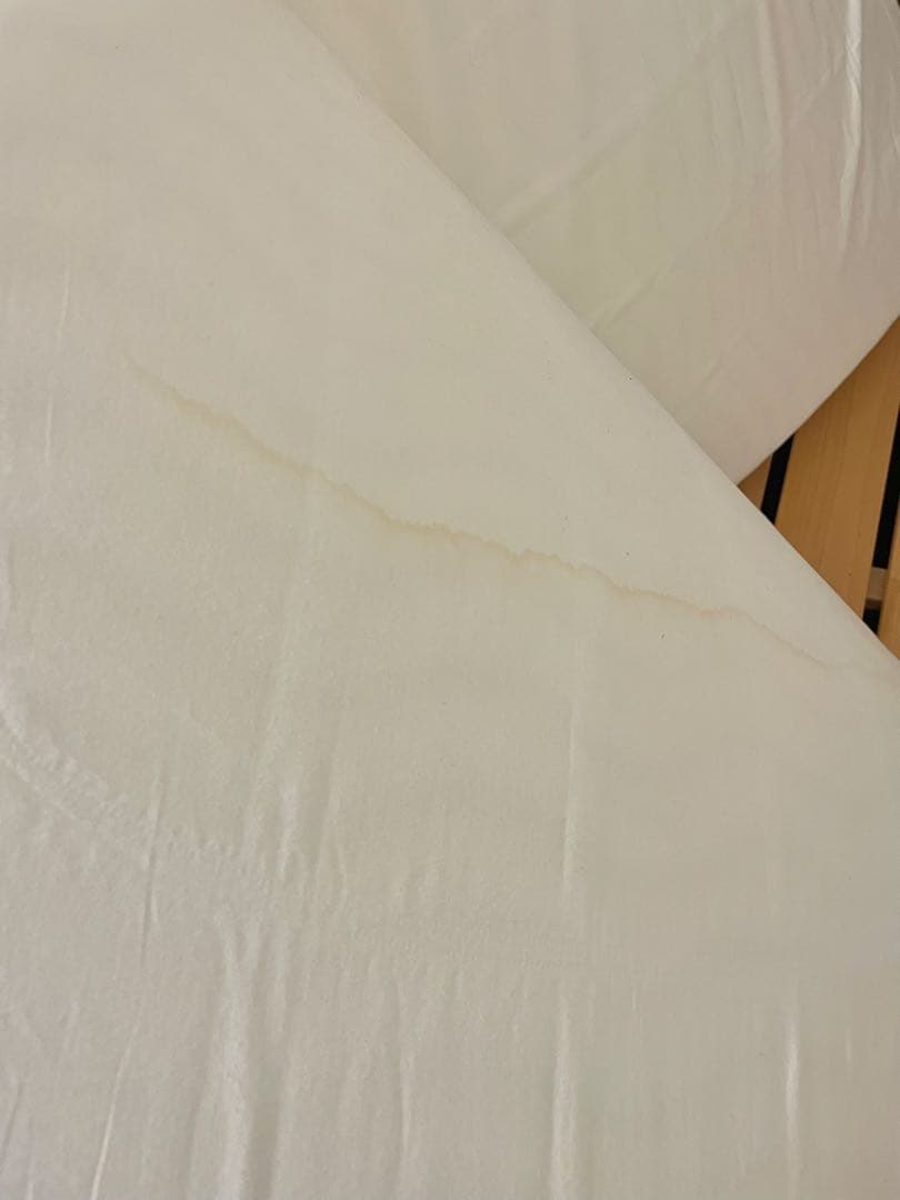 国産ひのき　日本製ベビーベッド 日本製マットレス付き