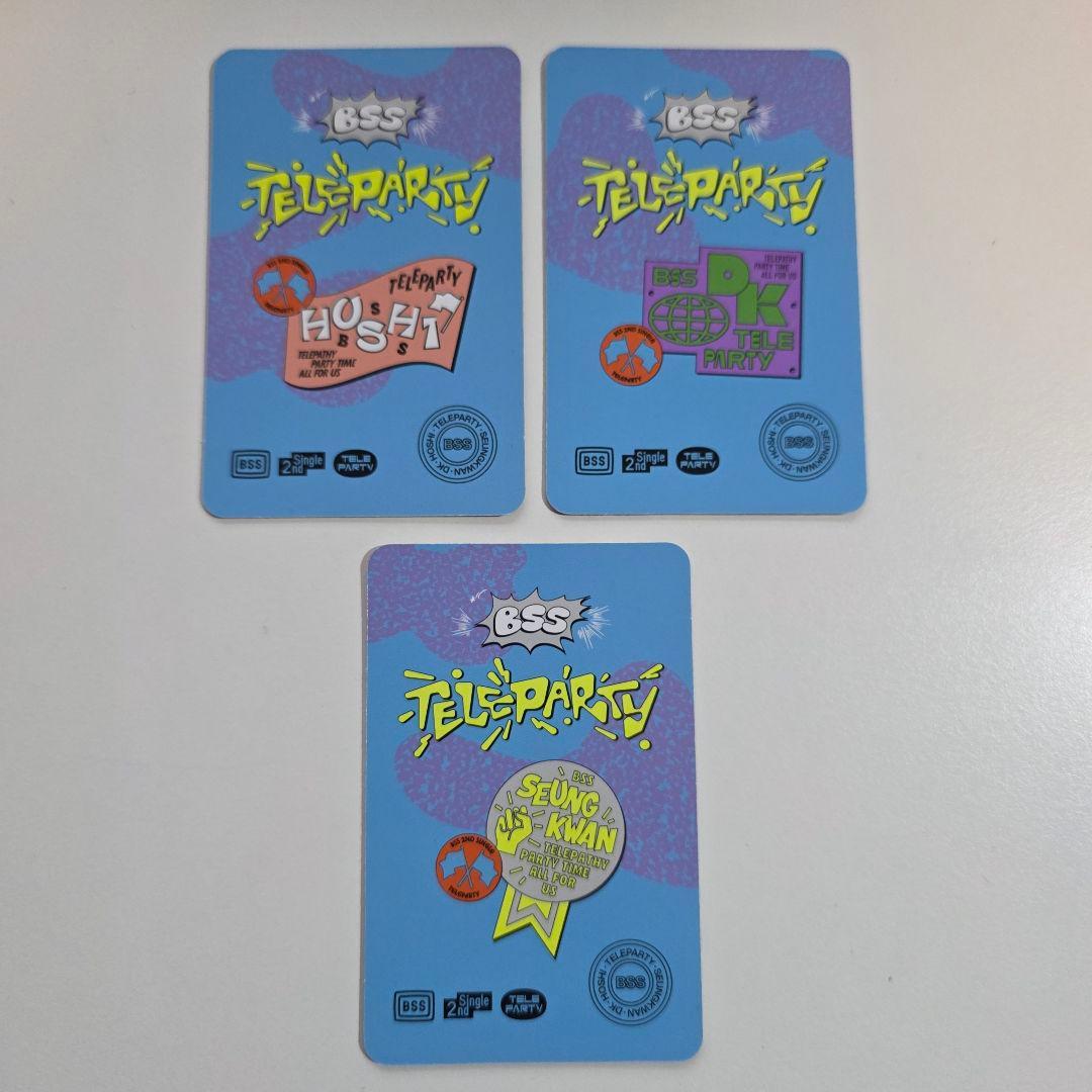 BSS TELEPARTY サノク トレカセット 公式 セブチ