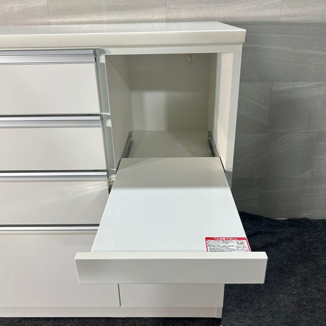 ニトリ キッチンカウンター レジューム 90 レンジボード 食器棚 d4145