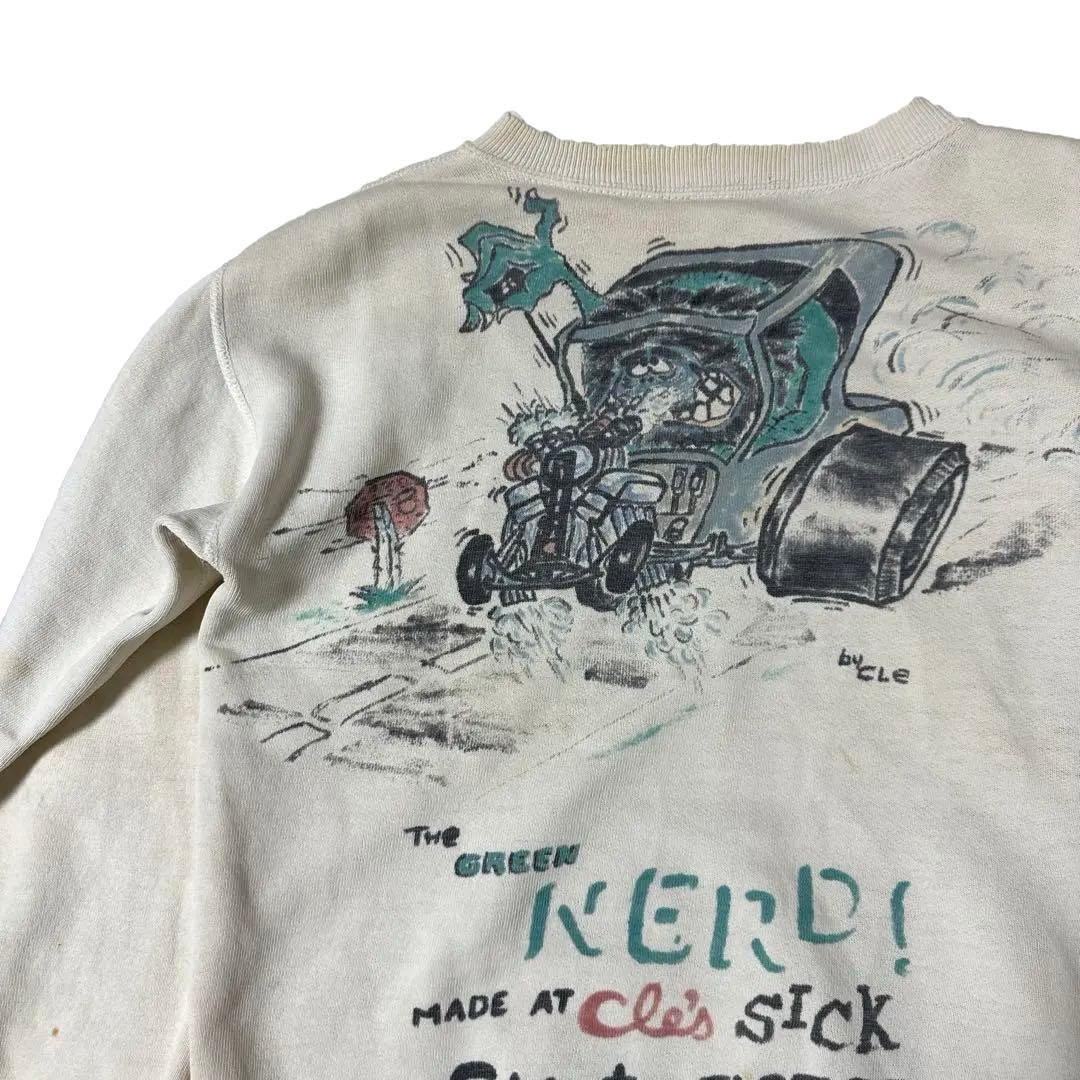 50s-60s CLE ホットロッド エアブラシ スウェット スーパービンテージ