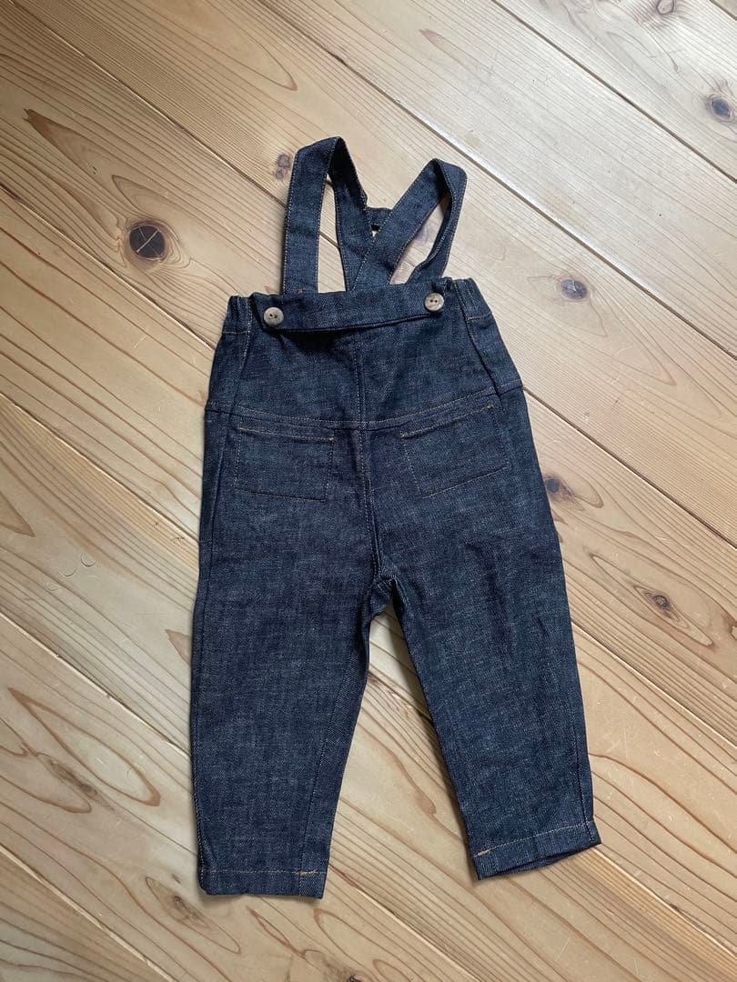 【新品未使用】HELLO LUPO blue denim 18-24m