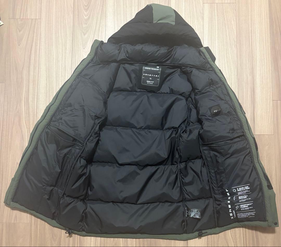 【ワークマン】エックスシェルター(R)断熱αプレミアムギガパフダウンコート　LL