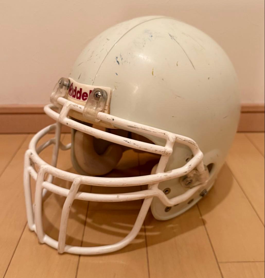 Riddell アメリカンフットボール ヘルメット ホワイト　Ｌサイズ