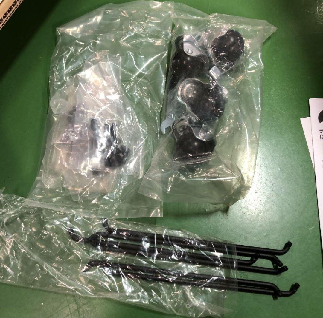 【希少品】Bauhutte デスク下ワゴン BHS-700U-BK