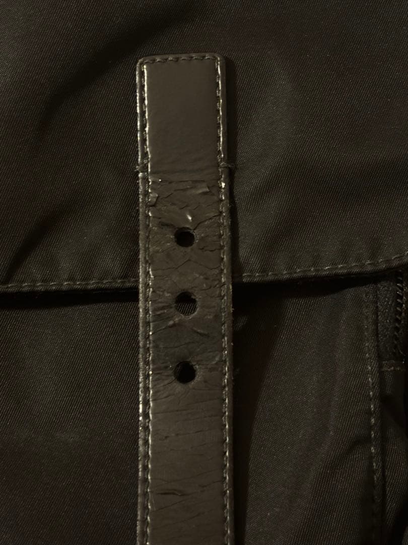 PRADA ブラック メッセンジャーバック ショルダーバッグ