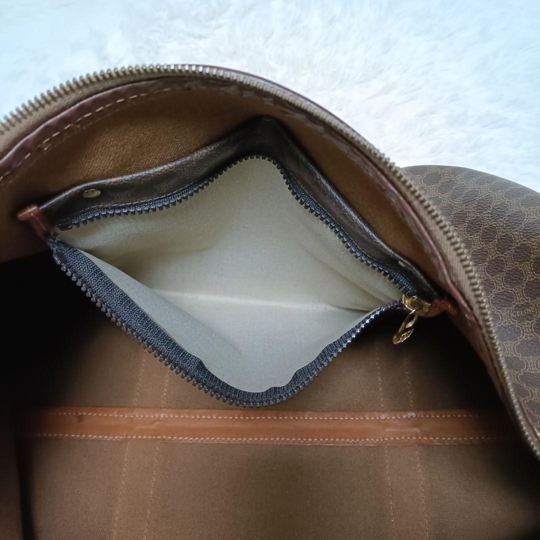 セリーヌ トリオンフ マカダム柄 ボストンバッグ 大容量 トラベルバッグ