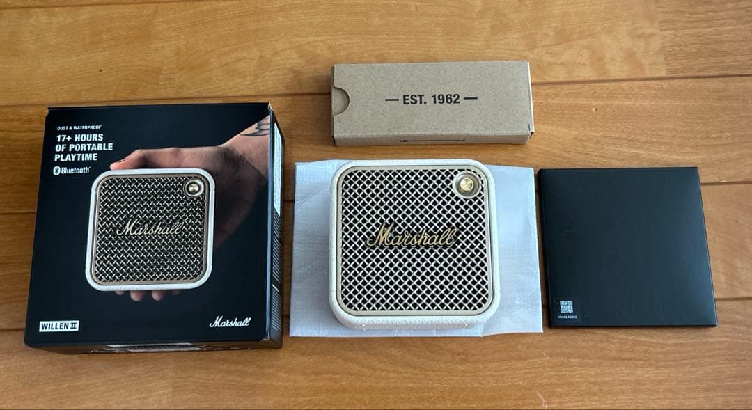 Marshall WILLEN II Bluetoothスピーカー　クリーム