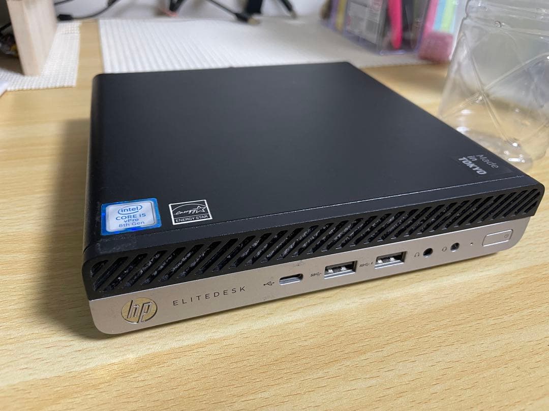 HP EliteDesk 800 G4 DM ミニPC (動作確認OK)