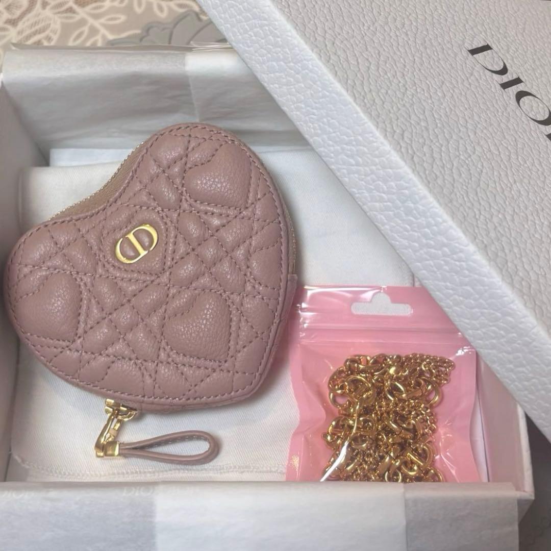 Christian dior☆Dior Caro☆ハート チェーン ポーチ