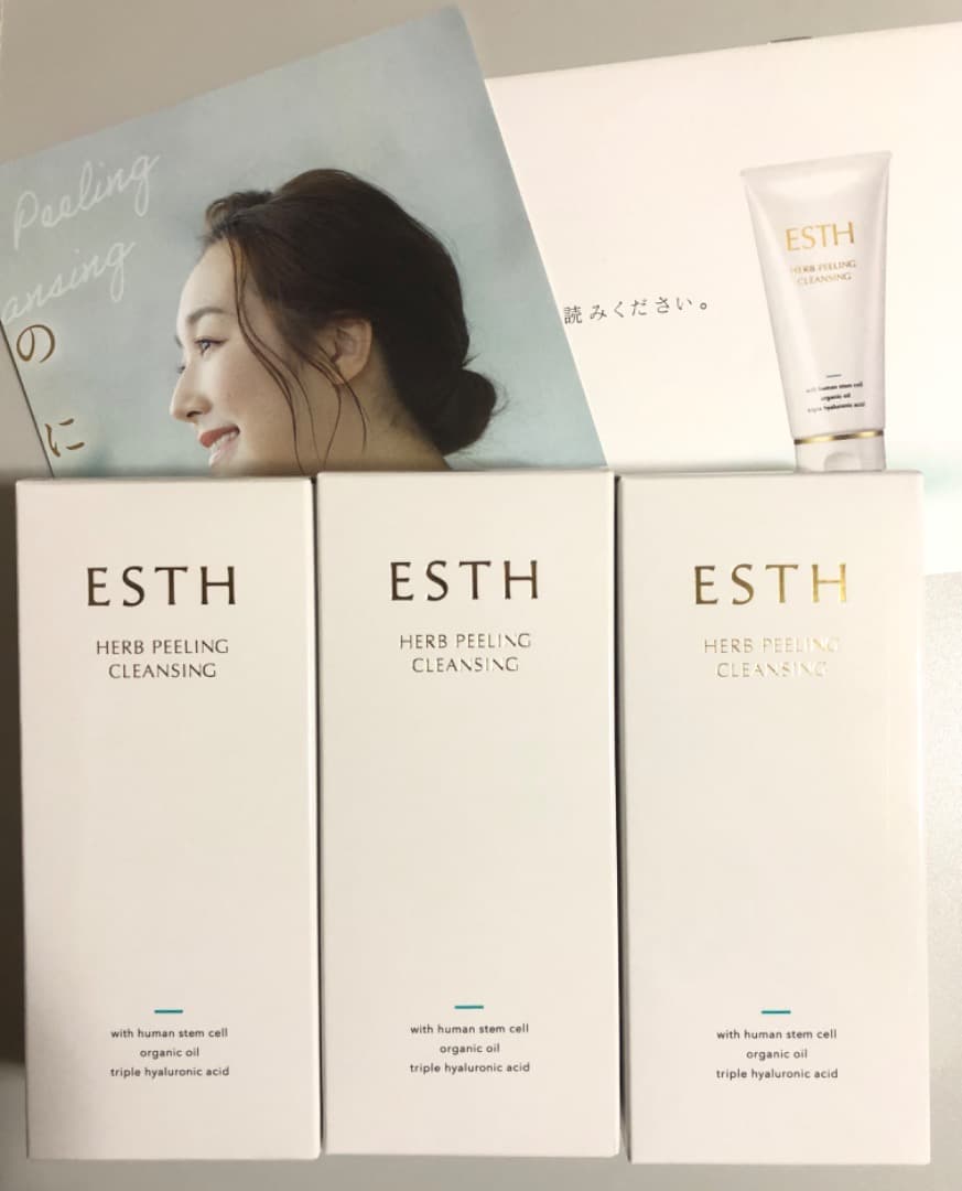 【新品　未使用】ESTH エス　ハーブピーリングクレンジング　120g×3本